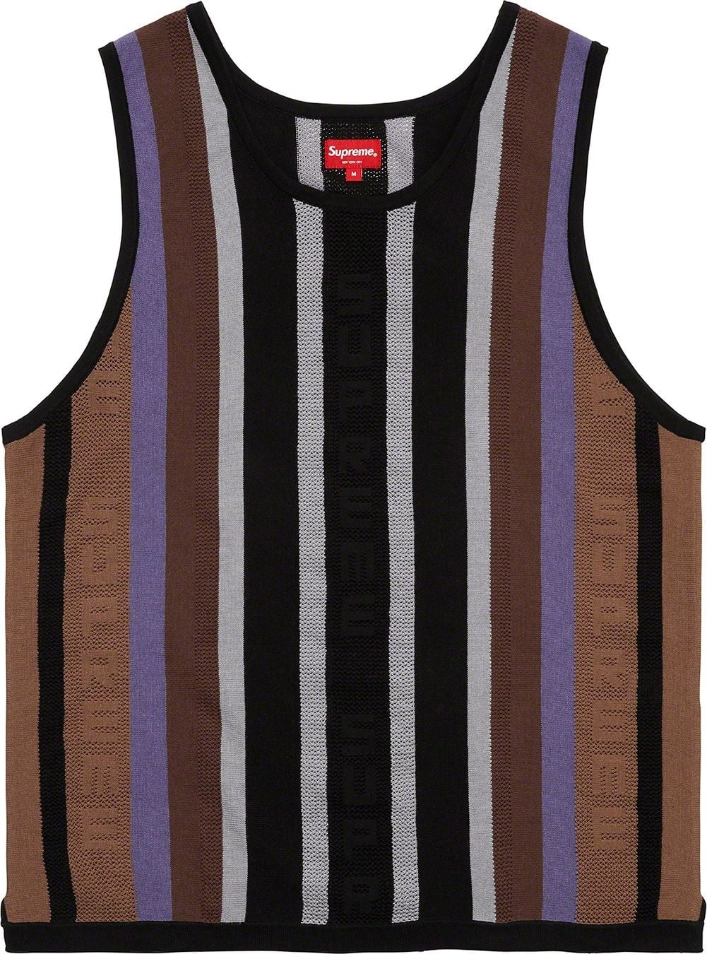 Knit Stripe Tank Top view 3